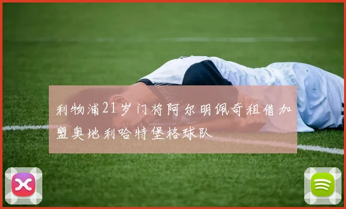 利物浦21岁门将阿尔明佩奇租借加盟奥地利哈特堡格球队